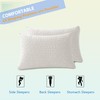 RGTIME Shredded Memory Foam Pillows, King Size Set of 2,Adjustable