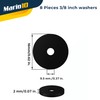 Mario10 24-Piece Rubber Hose Washer Set – 1/2", 3/4", and