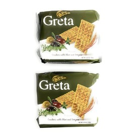 DLCUEL Crackers with Olive and Oregano 2 Pack 4.23 oz Each