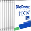 DigDozer 8 Pcs Acrylic Sign Holder 11 x 14, Vertical