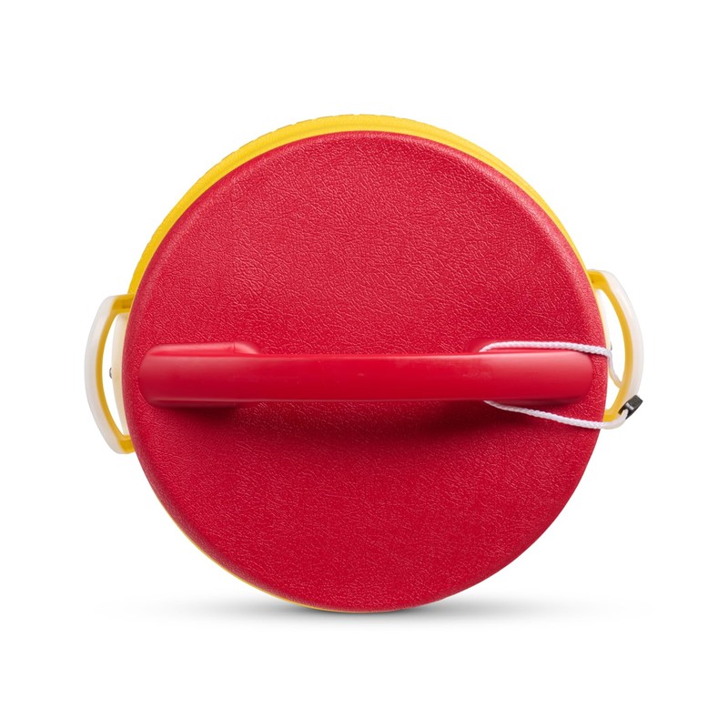 Igloo 10 Gallon Industrial Beverage Cooler, Yellow/Red/White