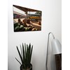 The Plum Penguin Ghanaian Market Scene Wall Art: Twin A4