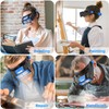 COYLAPY Headband Magnifier with Light, 1.5X-3.5X Hobby Magnifying Glasses