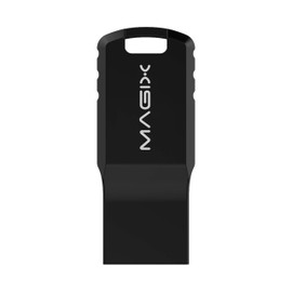 Magix 16GB USB 2.0 Flash Drive Starling, Read/Write Speed Up To 10/4 MB/s (Black)