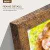 DUENPY 4 Folding 4x6 Picture Frame Horizontal Engineered Wood Accordion