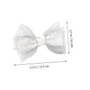 TOVINANNA Elegant Rhinestone Bow Hairpin Small Bows Clip for Girls