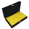 Marion Domino Double 6 Yellow with White Spots Jumbo Tournament