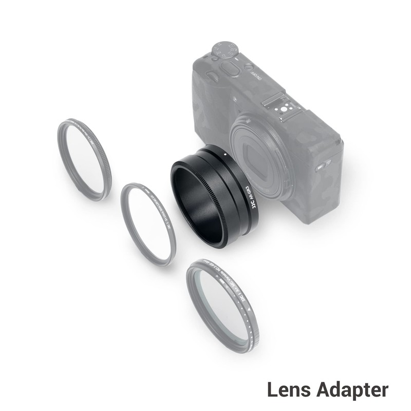 JJC Metal Lens Filter Adapter Ring Compatible with RICOH GW-4