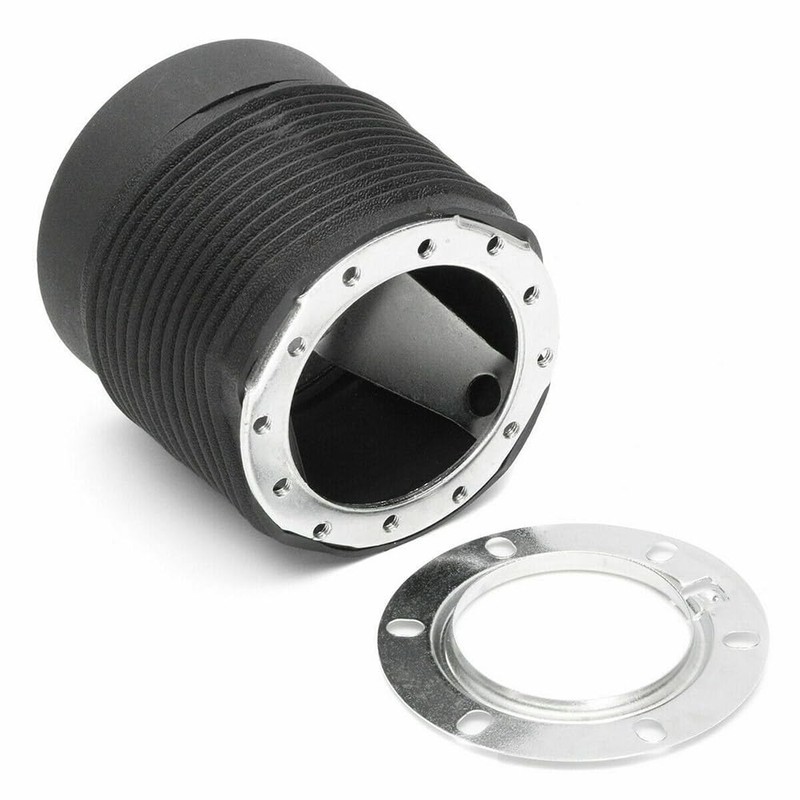 Black Aluminum Steering Wheel Short Hub Adapter Quick Release Hub