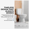 Qualihome Toilet Handle Replacement (Brass Polished, Side Mount)