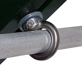 Cinsersr Hammer Head Screws M6 Ring Bolt M6 Ring Nut M6 304 Ring Nut Made of Stainless Steel with High Load Capacity for Attaching Eye Bolts for Hanging