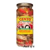 Cento Marinated Portobello Mushrooms with Roasted Red Peppers, Pack of 6