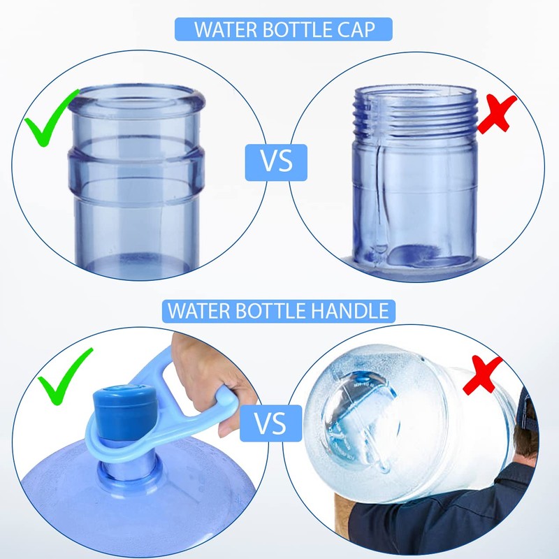 Performore - 10 Pack of Silicone Water Gallon Cap with