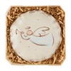 Mud Pie Angel Stoneware Trinket Dish Tidbit Plates, 4 1/2"