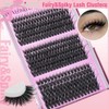 TNFVLONEINS Lash Clusters Wispy Eyelash Clusters Spiky Individual Lashes Clusters