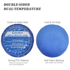 Ice Eye Patches for Puffy Eyes, Cooling Medical Eye Patch Pad Gel Pack Cover Eyepatch Cold Hot Therapy Eye Bags Dark Circles After Surgery Adult Kid (2PCS)