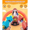 Protado Dinosaur Shooting Toy for Boys Girls, Movable Target Shooting