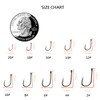 AMHDV 300Pcs/ 500Pcs/ 1000Pcs Small Fishing Hooks, 10 Different Sizes