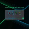Dpaaoyer 1 Piece 6 Channels Stereo Headphone Amplifier Mini Portable