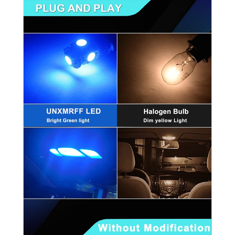 UNXMRFF 25-Pack 194 LED Light Bulb, Super Bright T10 LED
