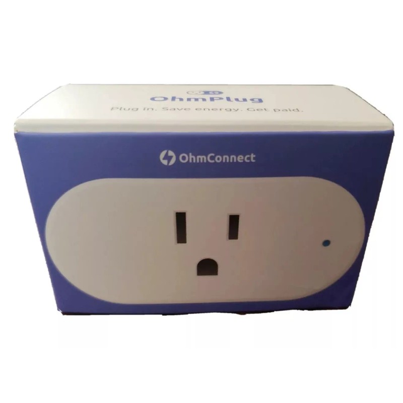 OhmConnect Smart Wi-Fi Plug Outlet with Energy Monitoring - OhmPlug