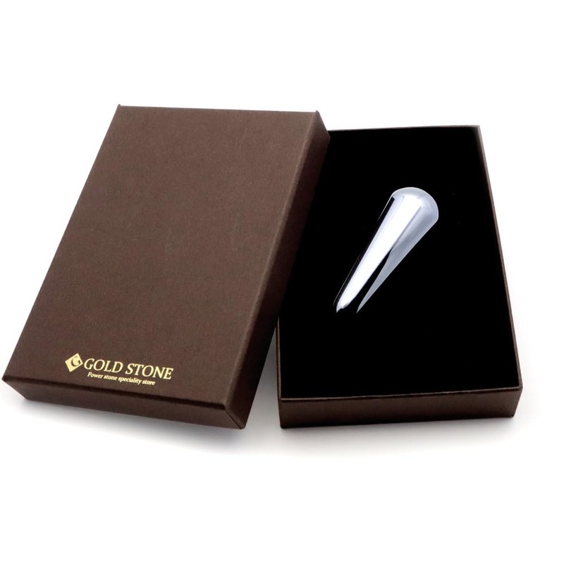 GOLD STONE Genuine Terahertz Mineral Facial Massage Stick Face Massager