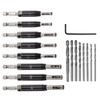 HARFINGTON 16pcs Self Centering Drill Bit Set 5/64" - 1/4"