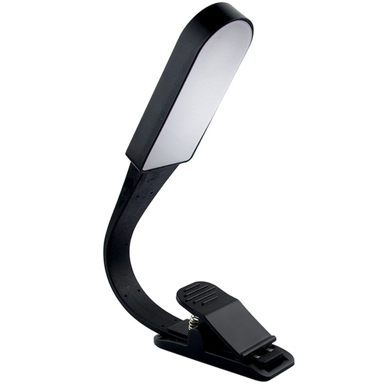Rechargeable Infinitely Dimmable Clip Lamp Dormitory Bedside Clip Book Lamp