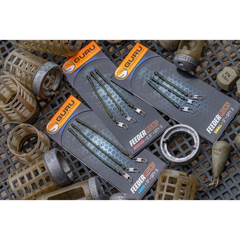 Guru 3 x Medium Feeder Connectors