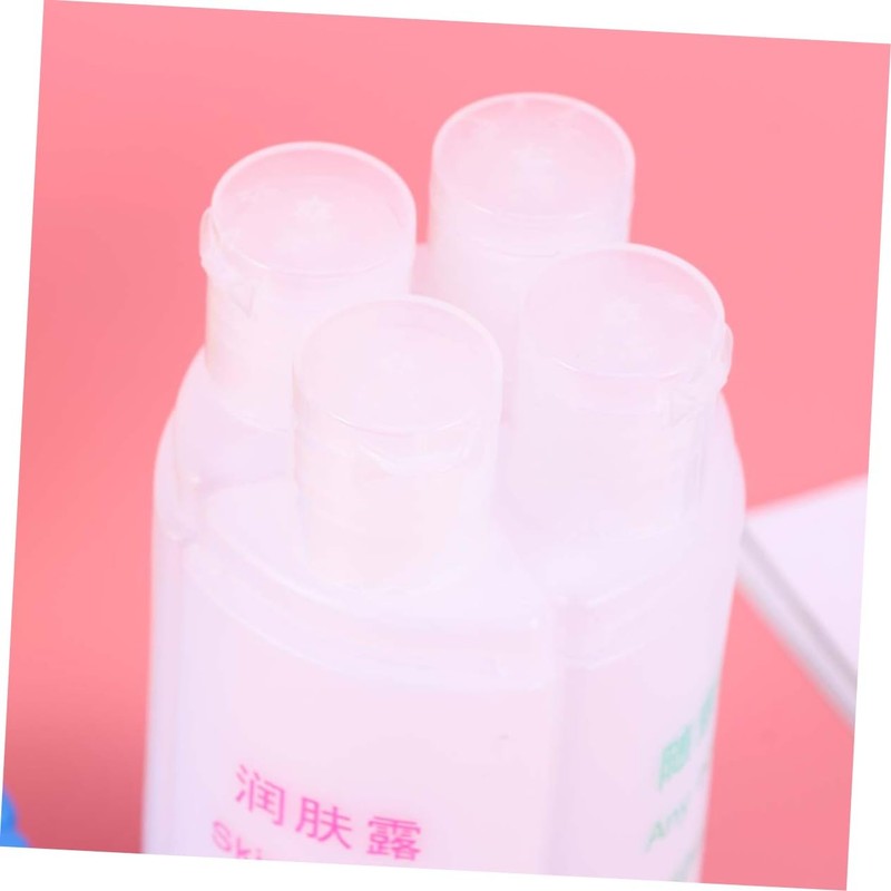 Healeved Travel Toiletry Kit 4 Pack Leakproof Shampoo Bottles 60ml