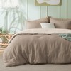Bedsure King Size Comforter Set, Reversible Khaki Soft Prewashed Bedding