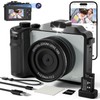 4KCamera - 48MP WiFi Digital Camera with 3.0 Screen, Compact