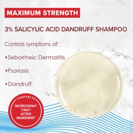 True+Real True+Real Salicylic Acid Anti-Dandruff Shampoo 3% Salicylic Acid, 4.4 Fl Oz