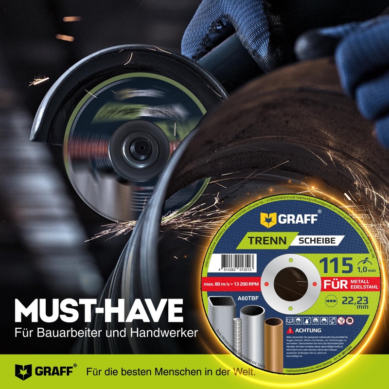 Cutting Discs 115 Metal 1 mm Extra Thin - Flex