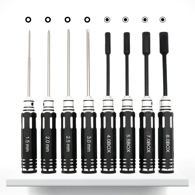 havcybin Hex Allen Screwdriver Kit - 16pcs RC Car Traxxas