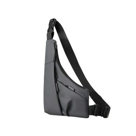 AfitLulu Crossbody Bag for Women Men, Anti-Theft and Splash Proof Outdoor Sling Bag with Adjustable Shoulder Straps (gray)