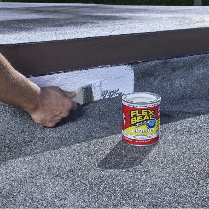 Flex Seal Liquid, Rubber Coating Sealant, Waterproof, Flexible, Breathable, and