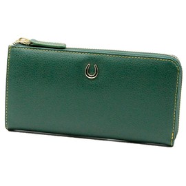 Money Wallet, Feng Shui Wallet, Feng Shui Wallet, Green, Green, Feng Shui Wallet, Long Wallet, Green Wallet, Genuine Leather, Leather, Round Zipper, Round Zipper, Good Luck Wallet, Horse Racing,