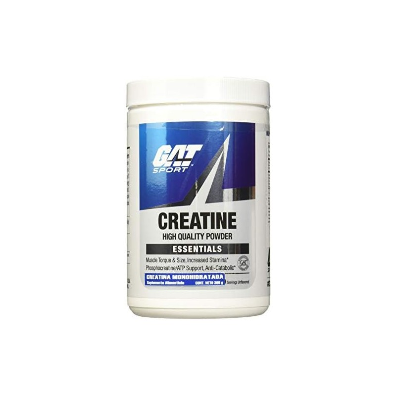 Creatina Monohidrato GAT SPORT 300 g – 60 porciones sin