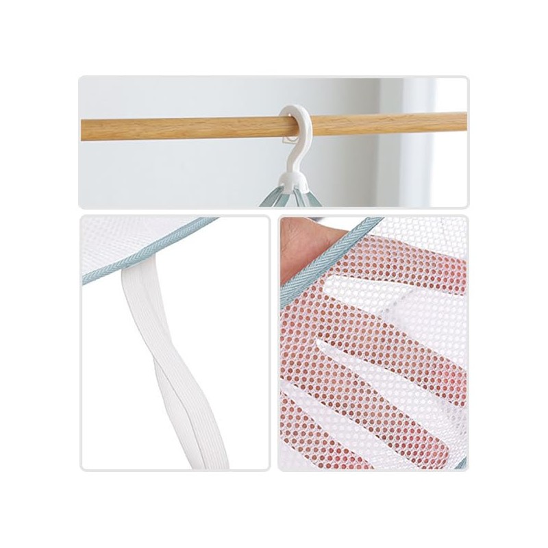 Flat Drying Net, 2-Tier Clothesline Net, Foldable, Sweater, Knitted, Laundry