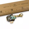 Unbranded Kitty in a Teacup Clip-On Charm - Whimsical Cat