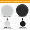 Uenhoy 5 Pack Hook and Loop Soft Foam Buffering Pads