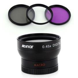 Albinar 37mm Wide Angle Lens,CPL-UV-FL