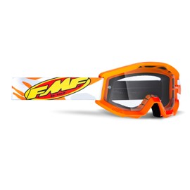 FMF POWERCORE Protective Mask for Motocross, Pit Biking, Skiing, Snowboarding (Orange)