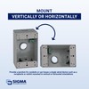 SIGMA ENGINEERED SOLUTIONS 14250 Metal Electrical Outlet Box, Weatherproof, Easy