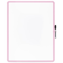 Mr. Pen- Dry Erase Board, 18” x 24” with a Black Marker, Pink Frame, Dry Erase Board for Wall, Magnetic Whiteboard for Wall, Dry Erase Boards, Whiteboards, Magnetic White Board