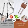 Simaixing Leather Notebook Pen Holder, 2.9 x 2.3 inch, Handmade