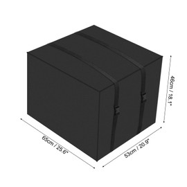 PATIKIL Air Conditioner Cover for Outside Units, 25x20x18 Inch Waterproof Window AC Unit Cover Winter Dustproof Outdoor Window AC Protection Covers for Outdoor, Black