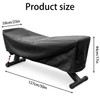 Weight Bench Cover 50" – Waterproof 190T Silver-Coated Polyester Taffeta
