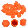 PACKOVE 20pcs Wheel Lug Nut Covers Luminous Silicone Caps for